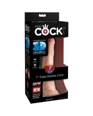 KING COCK - GODE TRIPLE DENSITÉ 18 CM KING COCK - GODE TRIPLE DENSITÉ 18 CM