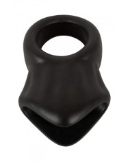 Cock Ring avec Ball Stretcher liquid silicone - Erecto