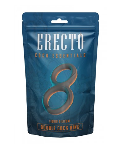 Double Cock Ring liquid silicone - Erecto
