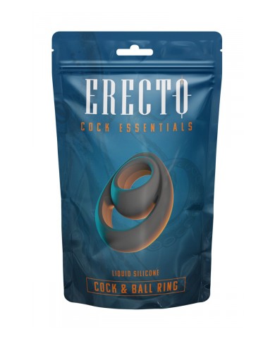 Double Cock & Ball Ring liquid silicone - Erecto