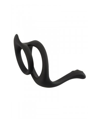 Cock & Ball Ring liquid silicone avec écarteur de périnée - Erecto