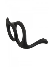 Cock & Ball Ring liquid silicone avec écarteur de périnée - Erecto