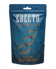 Triple Cock Ring liquid silicone - Erecto