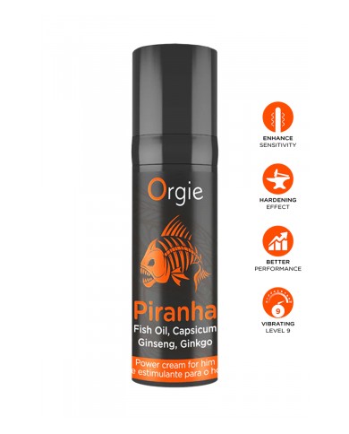 Crème stimulante Piranha Power Cream - Orgie