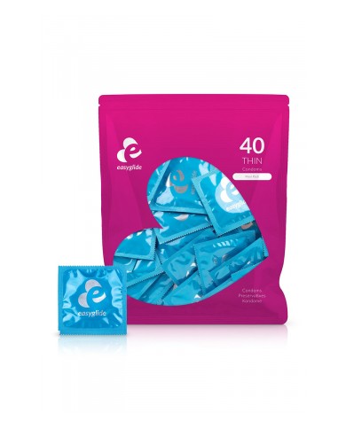 40 préservatifs Extra Fins - EasyGlide
