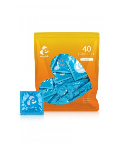 40 préservatifs parfumés - EasyGlide