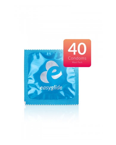 40 préservatifs Ribs and Dots - EasyGlide