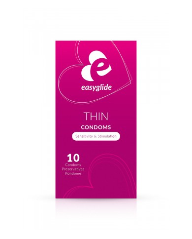 10 préservatifs Extra Fins - EasyGlide