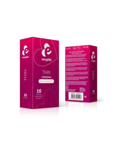 10 préservatifs Extra Fins - EasyGlide