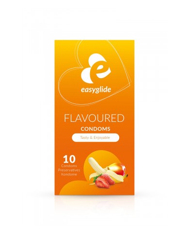 10 préservatifs parfumés - EasyGlide