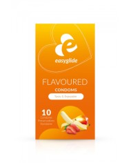10 préservatifs parfumés - EasyGlide
