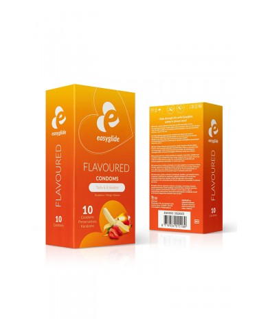 10 préservatifs parfumés - EasyGlide