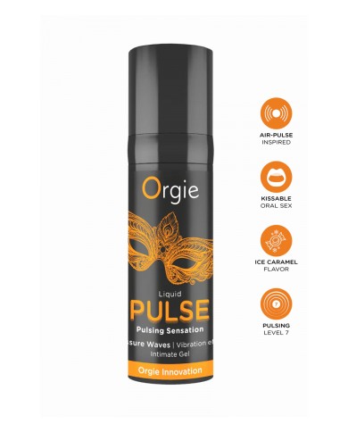 Gel stimulant embrassable Liquid Pulse - Orgie