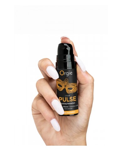 Gel stimulant embrassable Liquid Pulse - Orgie