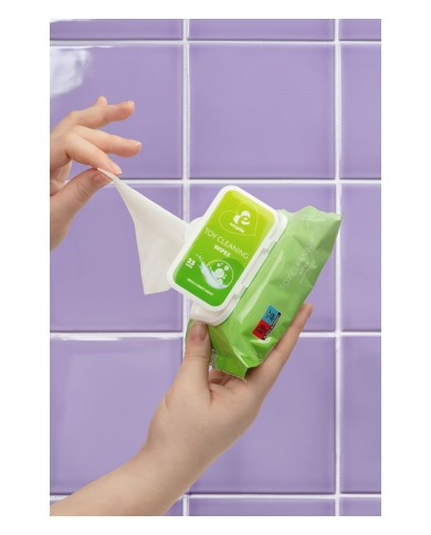 25 lingettes Lingettes nettoyantes pour sextoys - EasyGlide