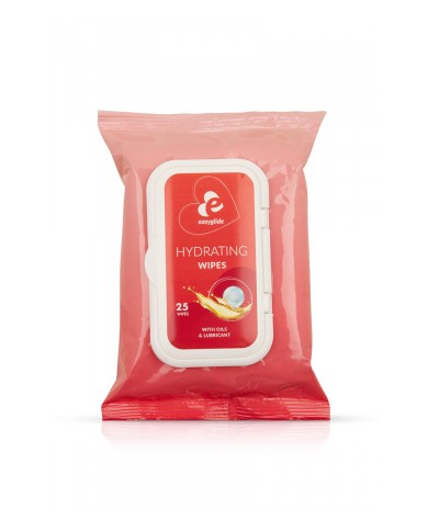 25 lingettes hydratantes avec lubrifiant et huiles - EasyGlide
