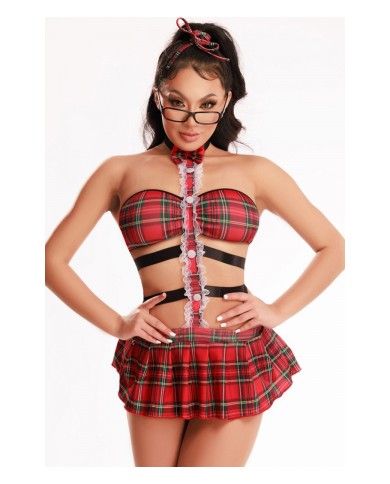Tenue étudiante sexy 4 pièces - J Lingerie