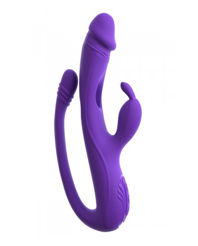 Vibro Rabbit avec tickler flexible - Sweet Smile