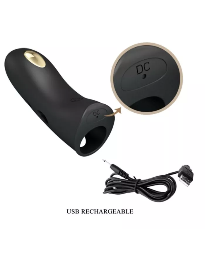 PRETTY LOVE - COUVRE-DOIGTS ÉLECTRO-STIMULATEUR MARICO NOIR PRETTY LOVE - COUVRE-DOIGTS ÉLECTRO-STIMULATEUR MARICO NOIR