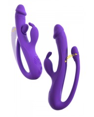 Vibro Rabbit avec tickler flexible - Sweet Smile