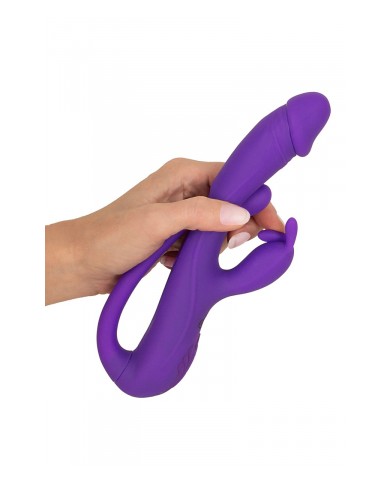 Vibro Rabbit avec tickler flexible - Sweet Smile