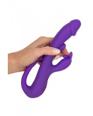 Vibro Rabbit avec tickler flexible - Sweet Smile
