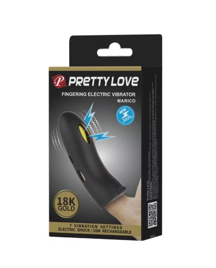 PRETTY LOVE - COUVRE-DOIGTS ÉLECTRO-STIMULATEUR MARICO NOIR PRETTY LOVE - COUVRE-DOIGTS ÉLECTRO-STIMULATEUR MARICO NOIR