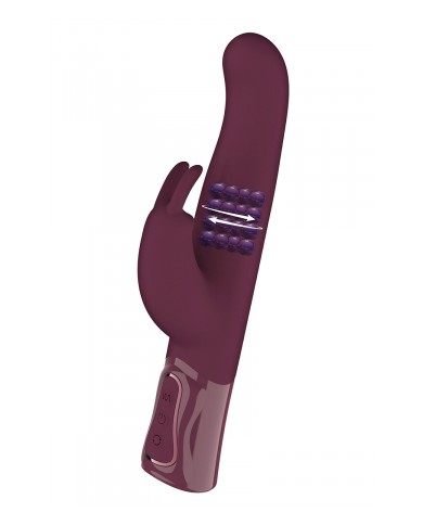 Vibro Rabbit rotatif triple stimulation XXL - She.E.O