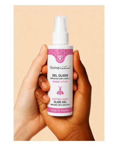 Lubrifiant Bio Barbe à papa 100ml - Divinexstases