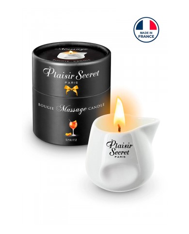 Bougie de massage gourmande Spritz - Plaisir secret