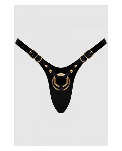 Harnais Fabulous noir vernis - Strap On Me