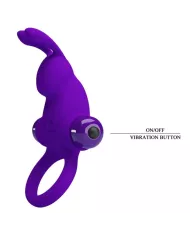 PRETTY LOVE - ANNEAU VIBRATEUR I RABBIT POUR PÉNIS VIOLET PRETTY LOVE - ANNEAU VIBRATEUR I RABBIT POUR PÉNIS VIOLET