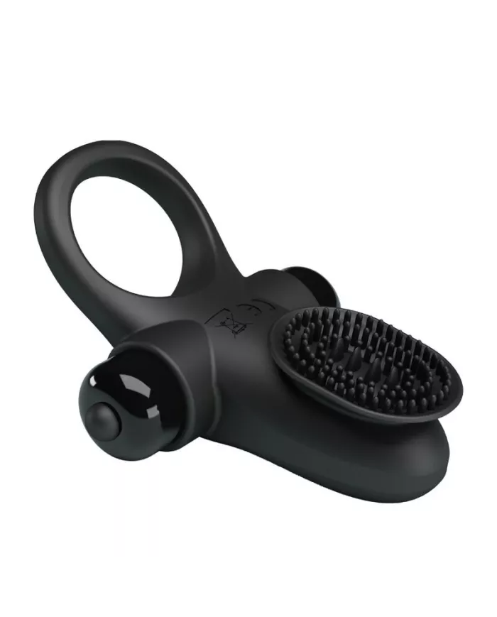 PRETTY LOVE - VIBRATOR RING II POUR LE PÉNIS NOIR PRETTY LOVE - VIBRATOR RING II POUR LE PÉNIS NOIR