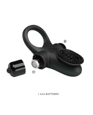 PRETTY LOVE - VIBRATOR RING II POUR LE PÉNIS NOIR PRETTY LOVE - VIBRATOR RING II POUR LE PÉNIS NOIR
