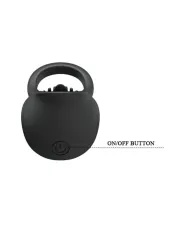 PRETTY LOVE - ANNEAU PÉNIS VIBRANT AVEC LANGUE NOIRE