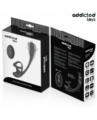ADDICTED TOYS - PLUG ANAL AVEC VIBRATION, ONDULATION À 360° ET STIMULATEUR DE TESTICULES