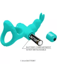 PRETTY LOVE - ANNEAU VIBRATEUR LAPIN VERT FIGGY