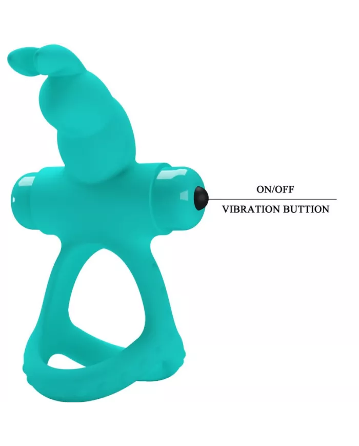 PRETTY LOVE - ANNEAU VIBRATEUR LAPIN VERT FIGGY