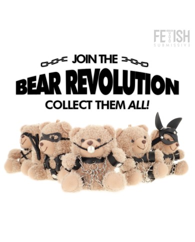 FETISH SUBMISSIVE - OURS EN PELUCHE FOZZIE MODÈLE BDSM 3