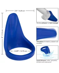 CALEXOTICS - ADMIRAL MASSEUR DE PÉRINÉE BLEU CALEXOTICS - ADMIRAL MASSEUR DE PÉRINÉE BLEU