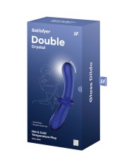 SATISFYER - GODE DOUBLE CRISTAL TRANSPARENT