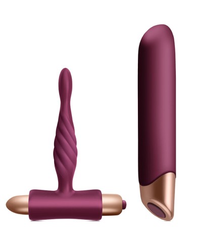 CLIMAXIMUM - KIT RAPTURE VIBRATEUR CLASSIQUE + PLUG ANAL DÉBUTANT