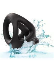 CALEXOTICS - ALPHA BAGUE DUAL CAGE NOIR CALEXOTICS - ALPHA BAGUE DUAL CAGE NOIR