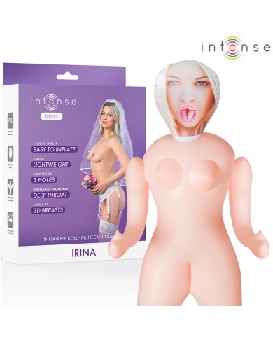 INTENSE DOLLS - POUPÉE GONFLABLE IRINA À TROIS ORIFICES