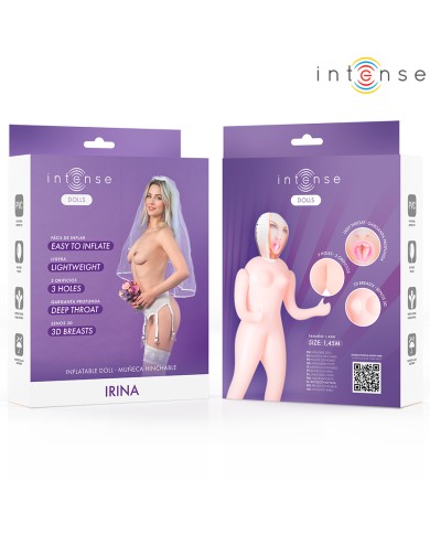 INTENSE DOLLS - POUPÉE GONFLABLE IRINA À TROIS ORIFICES