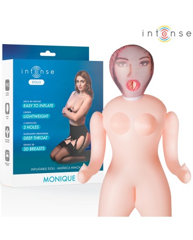 INTENSE DOLLS - POUPÉE GONFLABLE MONIQUE À TROIS ORIFICES