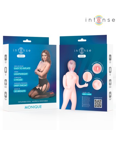 INTENSE DOLLS - POUPÉE GONFLABLE MONIQUE À TROIS ORIFICES