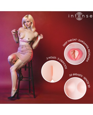INTENSE DOLLS - POUPÉE GONFLABLE INGRID À TROIS ORIFICES
