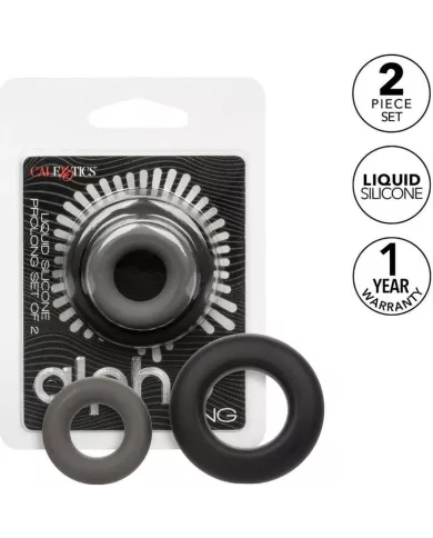 CALEXOTICS - ALPHA PROLONG LOT DE 2 BAGUE GRIS