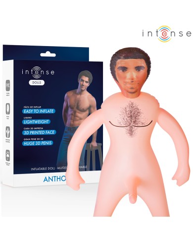 INTENSE DOLLS - POUPÉE GONFLABLE ANTHONY AVEC PÉNIS 3D